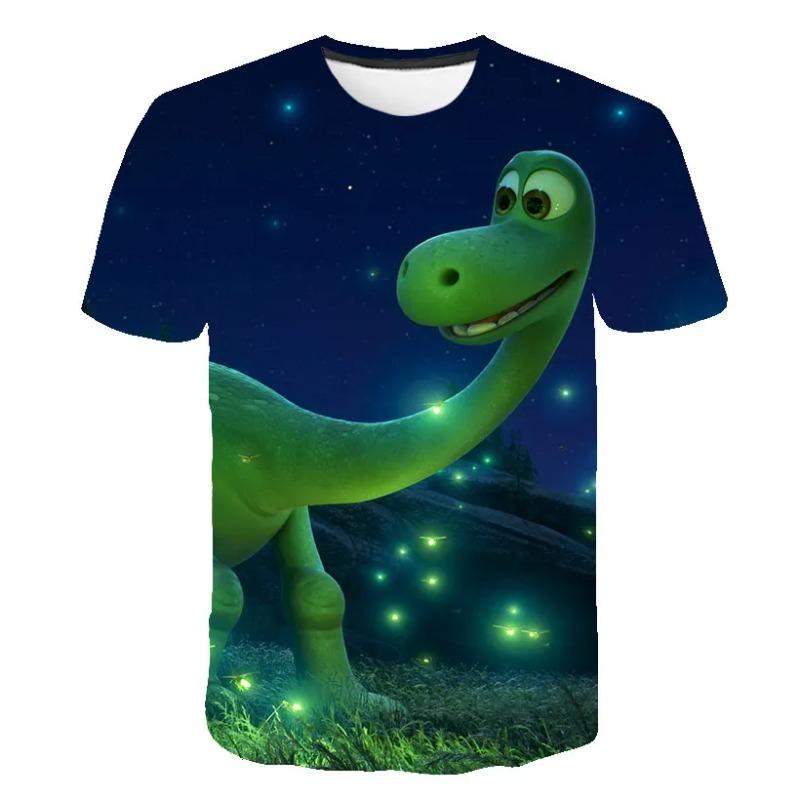 Dinosaurier T-Shirt Kinder Geburtstagsgeschenk T-Shirts Babykleidung Kinder Jungen Mädchen Dinosaurier T-Shirts 3D Gedruckt Cartoon