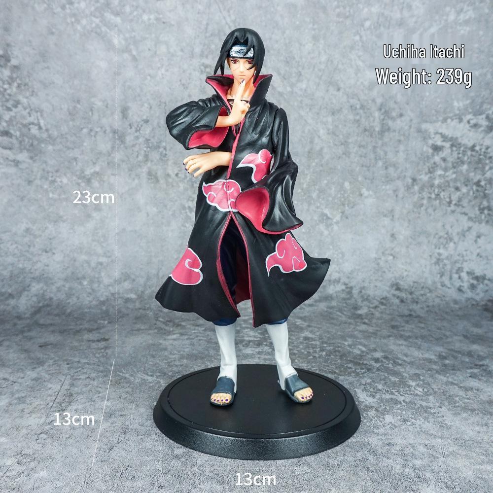 Anime Action Figure Display: Sasuke, Sakura, Itachi, Kakashi, Minato with Greatsword.