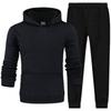 Men's Casual Sports Hoodie Set 2024 with Heart Rate Print