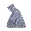 Japanese Mini Portable Knot Wrist Bag Women Top Handle Bag Simple Purse Handbags Waterproof Shopping Bag Phone Key Pouch