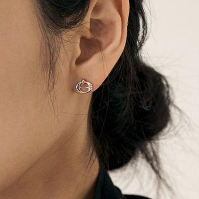 LOVEMBER [silver 925] Tiny E Studs