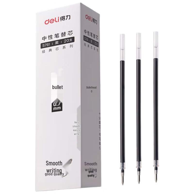 Deli S761 0.7mm Bullet Tip Gel Pen Refill
