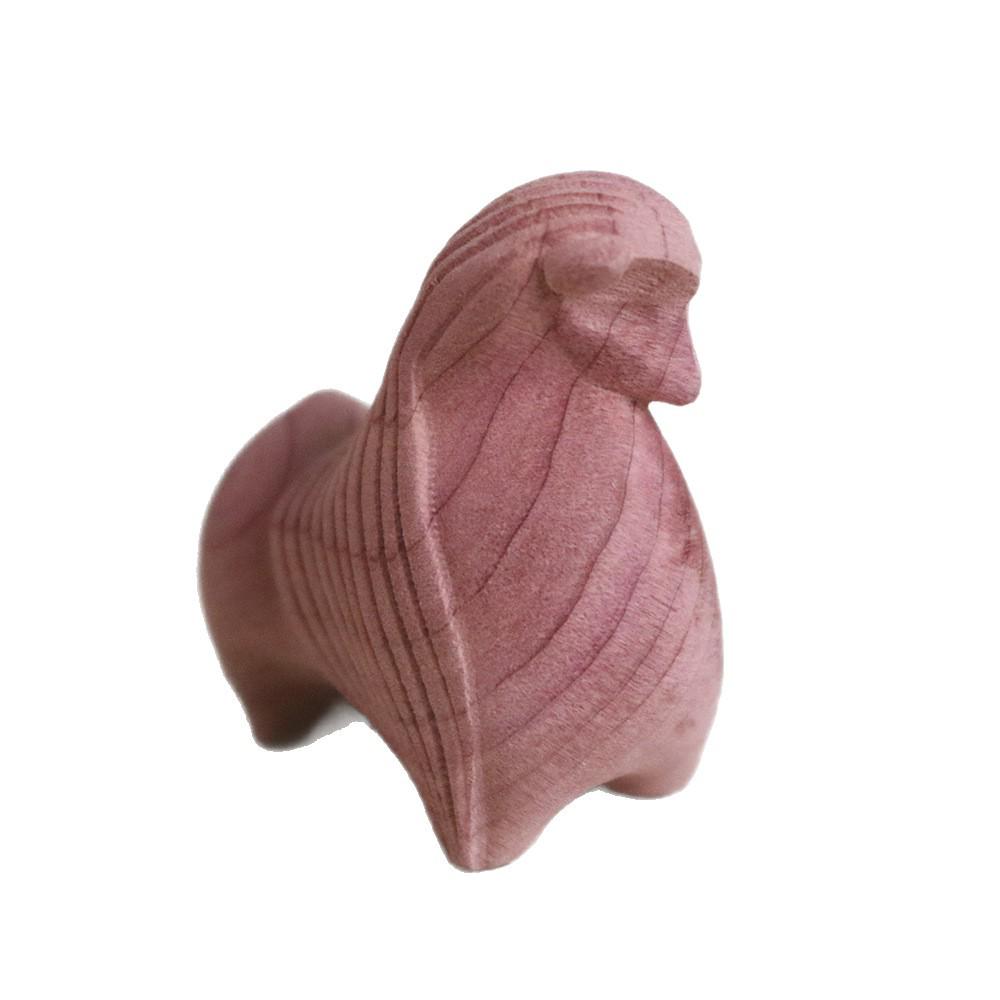 Blut-Zypresse Tang-Pferd Ornament - Elegante Schreibtisch- und Wohnzimmer-Dekoration für Neujahrsfeiern