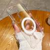 Magnetic Clear Acrylic Case For Samsung Galaxy S25 Ultra S24 S23 FE S22 S21 Plus A55 A35 A15 For Magsafe Wireless Charge Cover