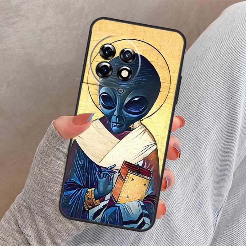 Alien Kawaii Art Cover For OnePlus Nord 4 3 CE 2 Lite N20 N10 N30 OnePlus 8T 10T 13 13R 12 12R 11 10 Pro Case