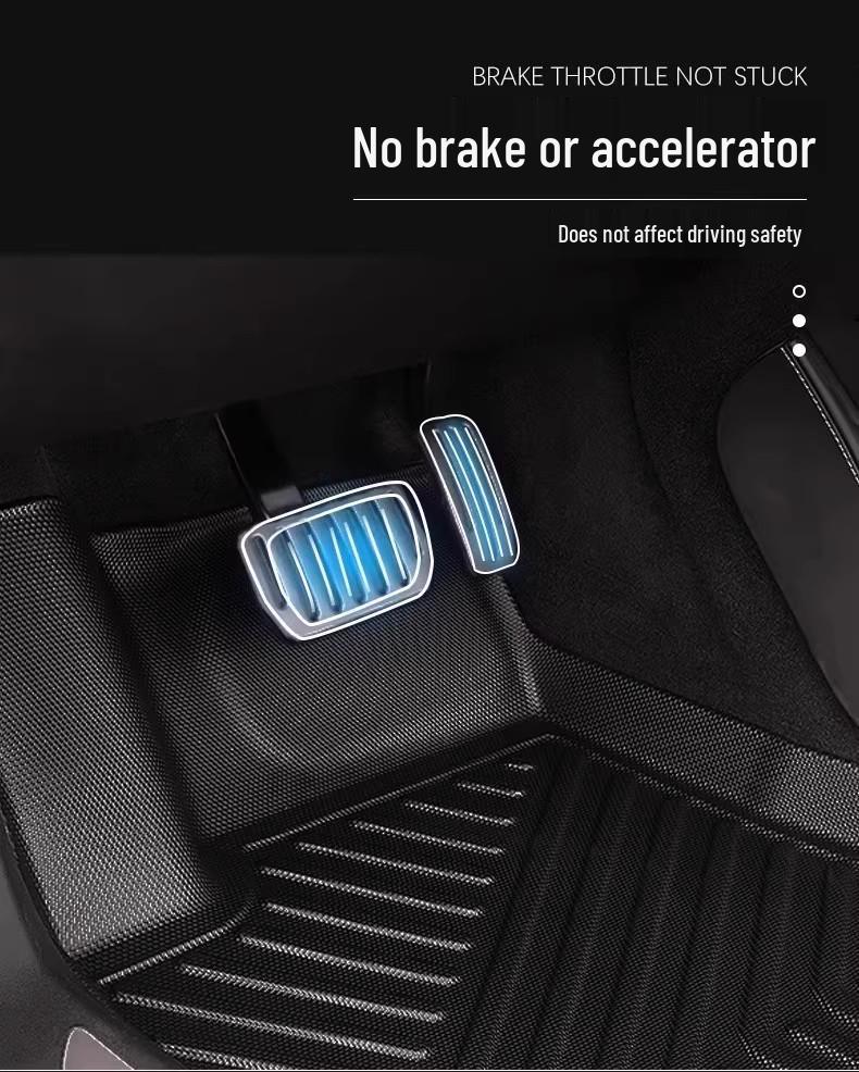 Eco-friendly Waterproof TPE Car Floor Mats for RHD Wuling Hongguang S/Baojun 530