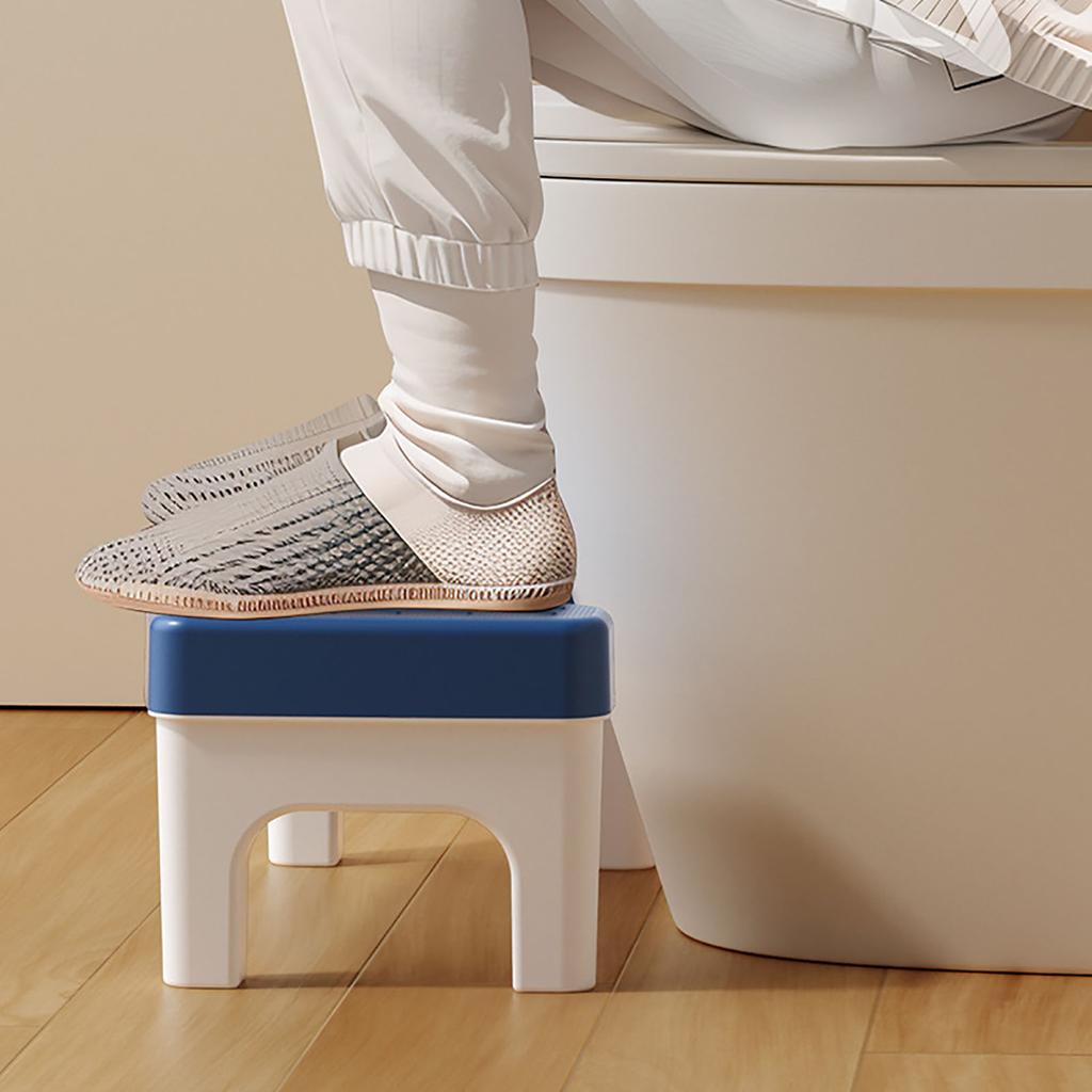 Toilet Stool Poop Stool for Squatting Posture Bathroom Thick Portable Potty Stool Anti Slip for