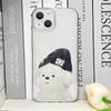 Funny Lovely Teddy Dog Dog Couple Clear Phone Case for IPhone 17 16 15 14 11 12 13 Pro Max 7 8Plus 12 13 Mini X XS XR Soft Cover