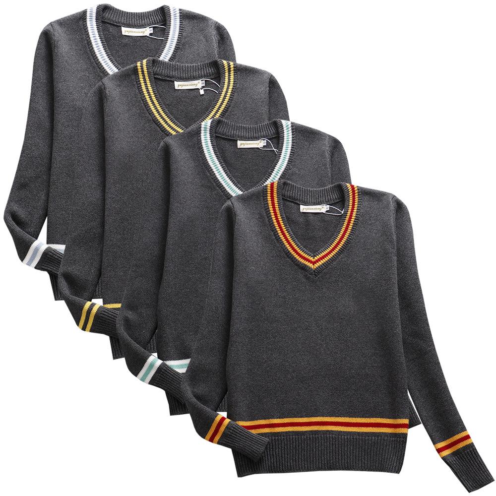 Harry Potter Gryffindor V-Neck Sweater Vest - Unisex Long-Sleeved JK Uniform Style
