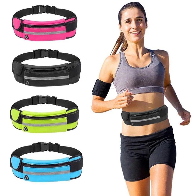 1Pcs Colorful Waterproof Neoprene Fanny Pack Running Man Waist Bag