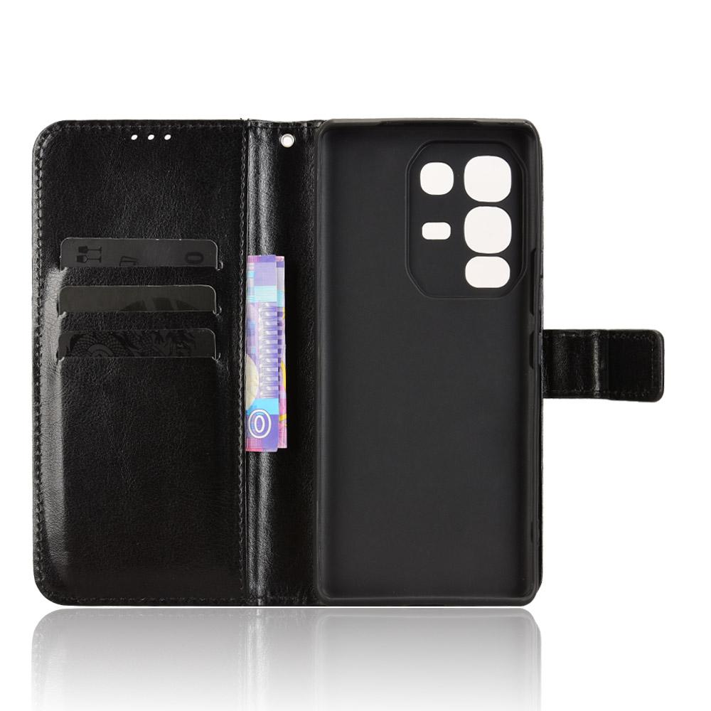 For Infinix Note 50s 5G PU Leather Case with Strap Crazy Horse Texture Phone Wallet Cover