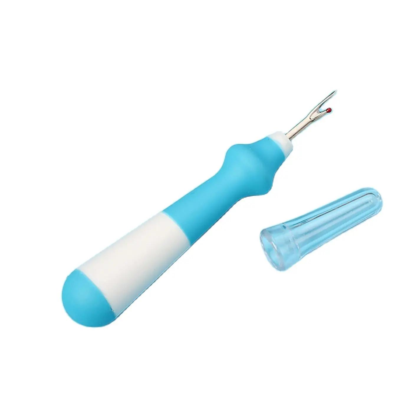 

1PC-Plastic Handle Craft Thread Cutter Seam Ripper Stitch Unpicker Sewing Tool Cross-Stitch Sewing Thread Remover Needlework синій