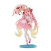 Anime Sakura Umbrella Hatsune Miku Sakura Cherry Colored Dress Figure Miku Model PVC Statue Decor Collectible Toy Ornament GiftS