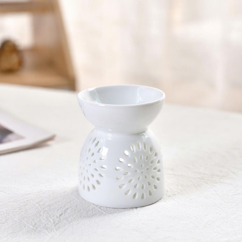 Home Aroma Essential Warmer Aromatic Incense & Candle Holder for Perfume Wax Melt Burners Tealight Holder Ceramic Oil Burner