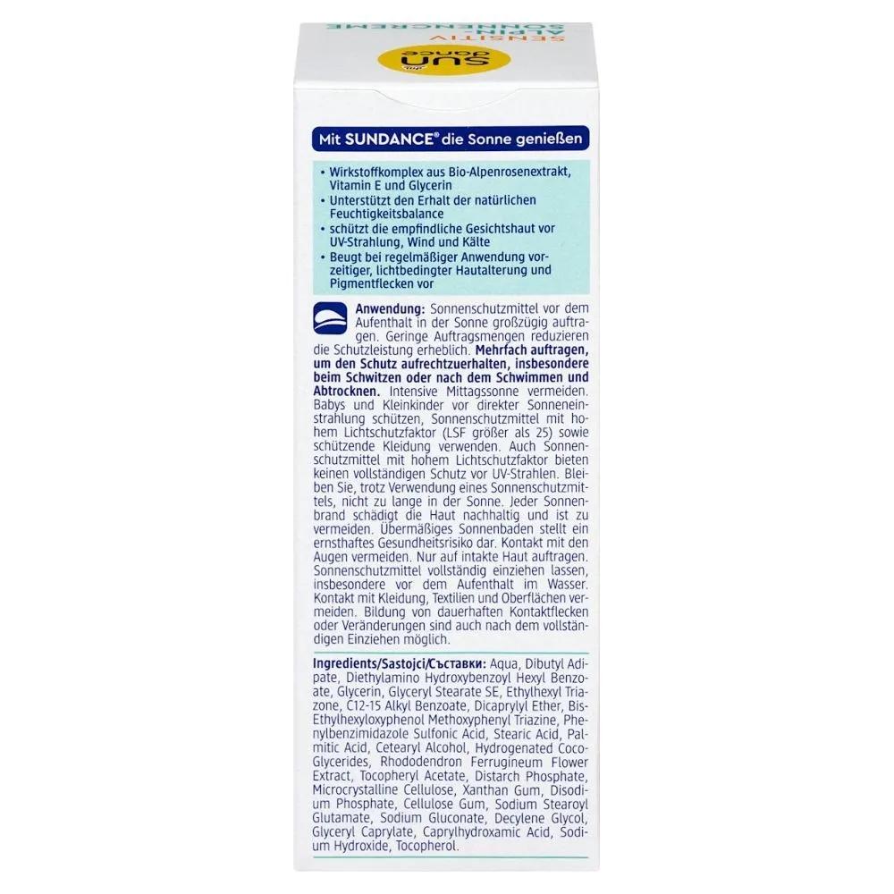 DM Sundance Sun Cream Alpine Sensitive LSF 50, 50ml