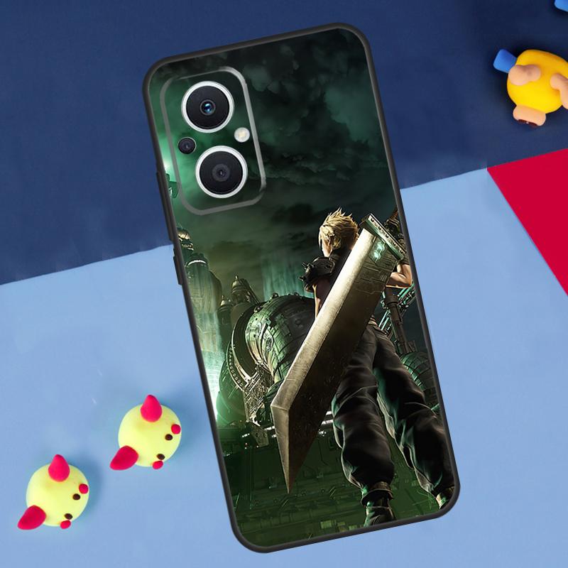 FINAL FANTASY Cloud Strife For OPPO Reno 12F 13F 14F 11F 10 11 12 13 14 Pro 8T 7 8 Lite OPPO Find X9 X8 X6 X5 Pro Case