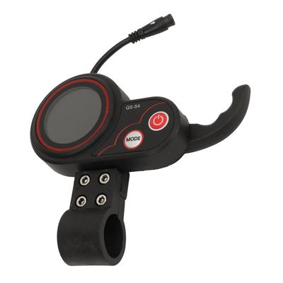 QS S4 Electric Scooter Display Panel ABS Waterproof USB Electric Scooter Display Screen Control Panel with 6 Pin Connector for Replacement