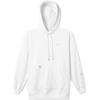 Levis Logo Bestickt Kordelzug Kapuzenpullover Locker Lässig Damen Sweatshirt Weiß A0781-0003