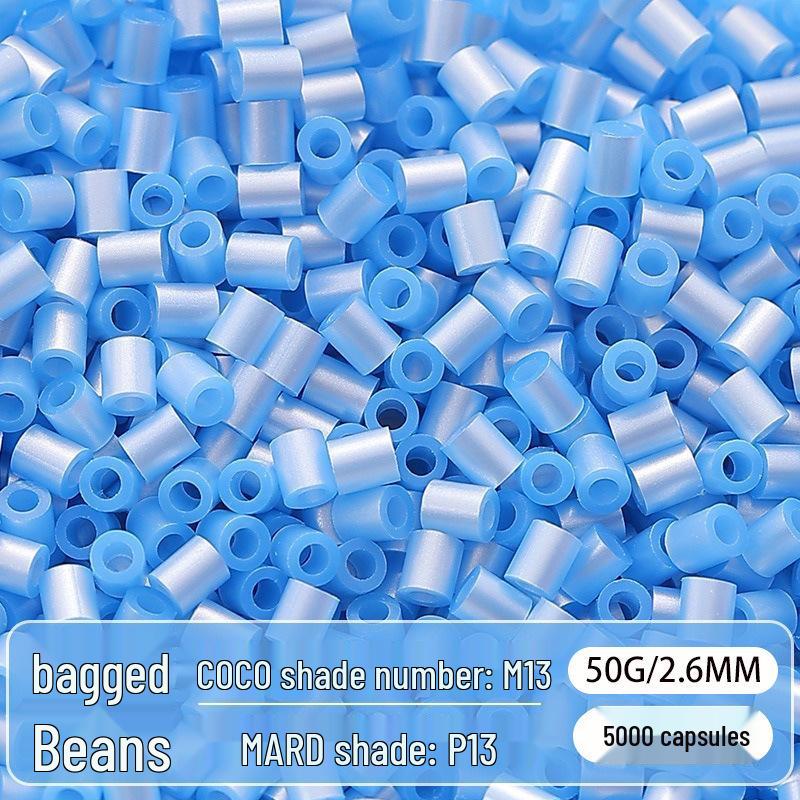 Mard Family Perler Beads P Series Pearlescent Colors 2.6mm Refill Pack - 50g Fused Beads