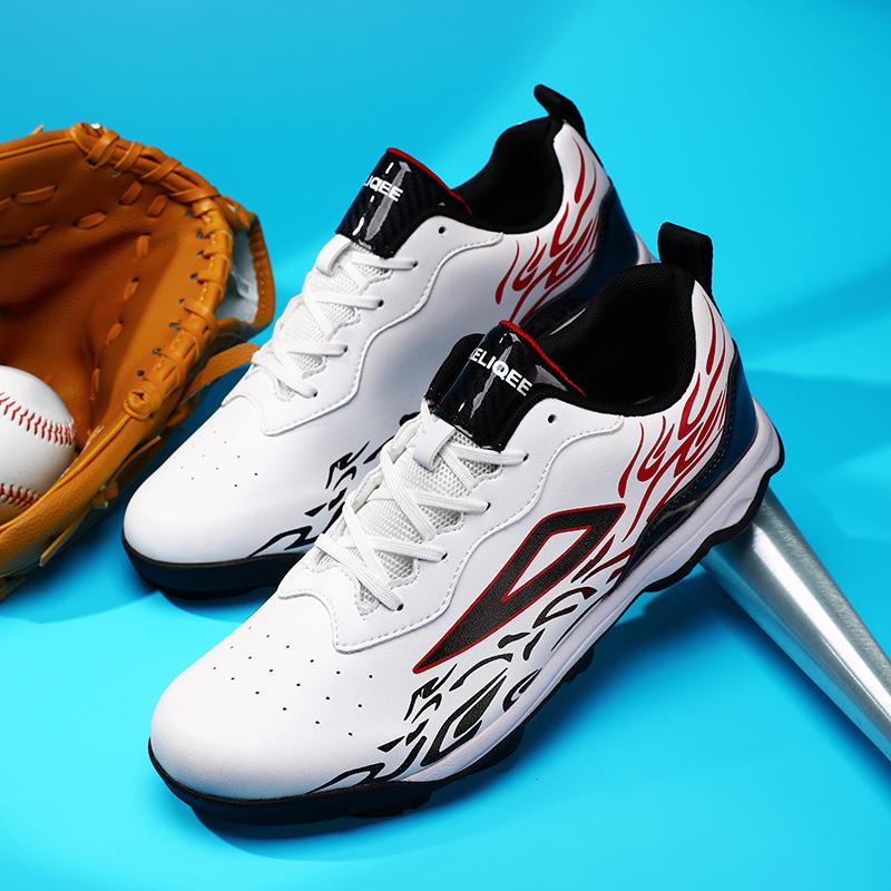 2026 New Men Baseball Sneakers Professional Softball Sport Shoes Non Slip Spiked Sneakers Comfortable Baseball Training Shoes