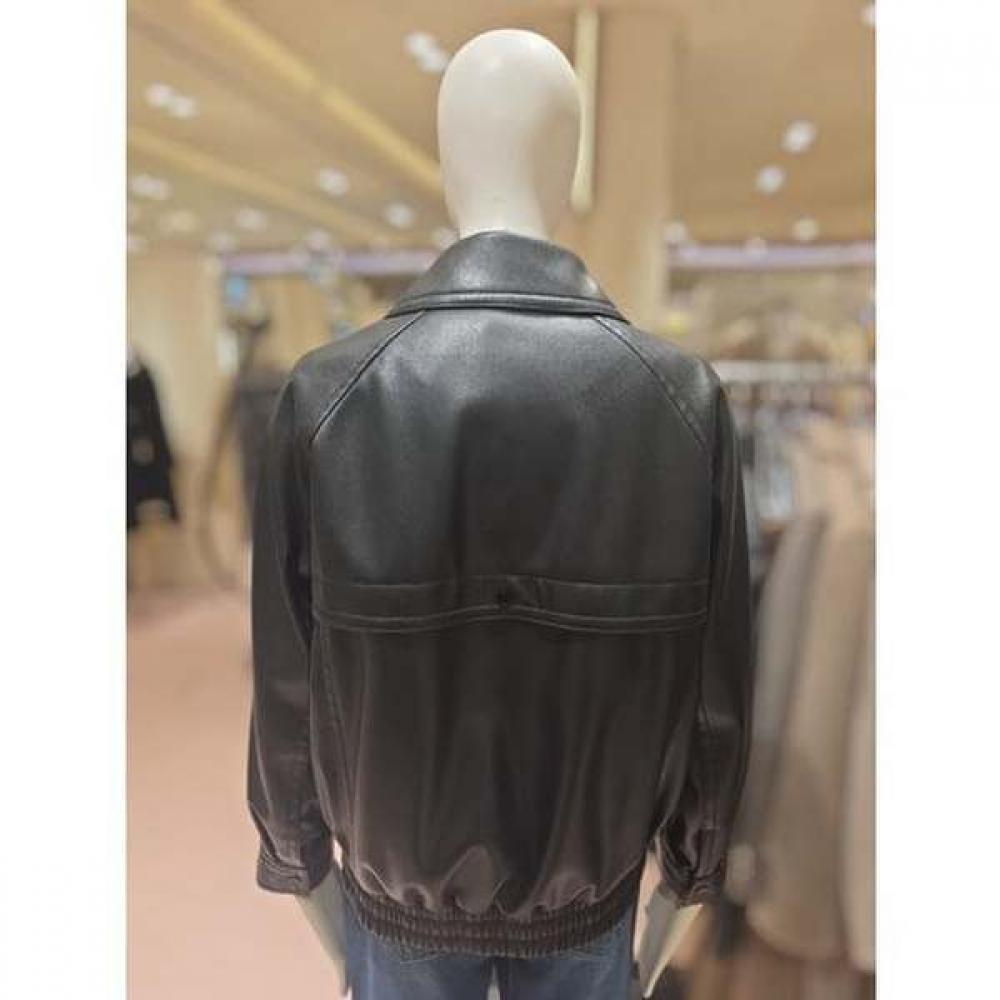 Cc Collect Stand Collar Leather Blouson Jacket  C261psf511 