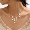 French Baroque Pearl Choker: 18K Gold Versatile Korean Style Necklace for Women