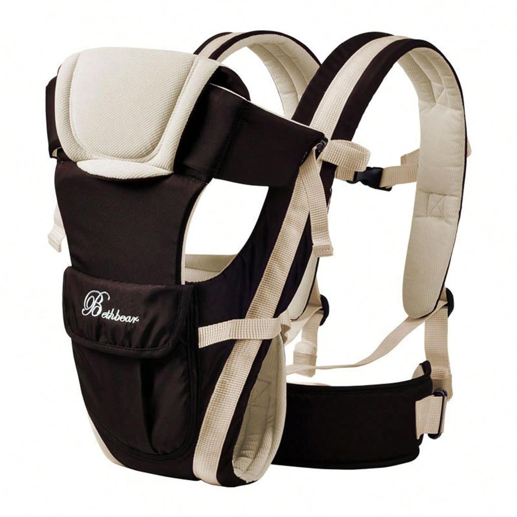 Marsupio Ergonomico 4-in-1 Regolabile Zaino Fascia per Neonato da 0 a 36 Mesi