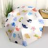 1pc Ocean Creatures One Umbrella  a Plastic Hle, Compact  Stylish, with a Vibrant Cartoon Pattern, Perfect  Home, Travel