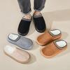 Cross-border Foreign Trade Wholesale Slippers Women's Autumn and Winter Ethnic Wind Cotton Drag Home Couple Warm Thick-bottomed Cotton Slippers