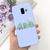 Handyhülle für Samsung Galaxy J6 Plus 2018 Niedliches Tier Cartoon Süßigkeitenfarbe Weiches Silikon TPU Hülle für Samsung J6 J 6 J6Plus