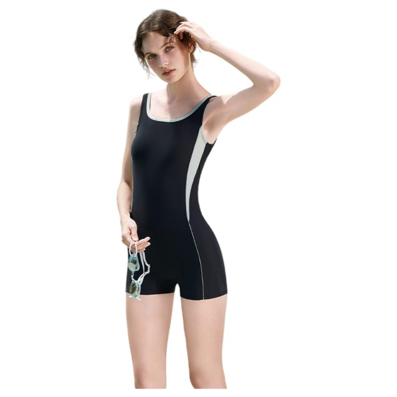 PULASSI Swimsuit One-Piece Boyleg for Women