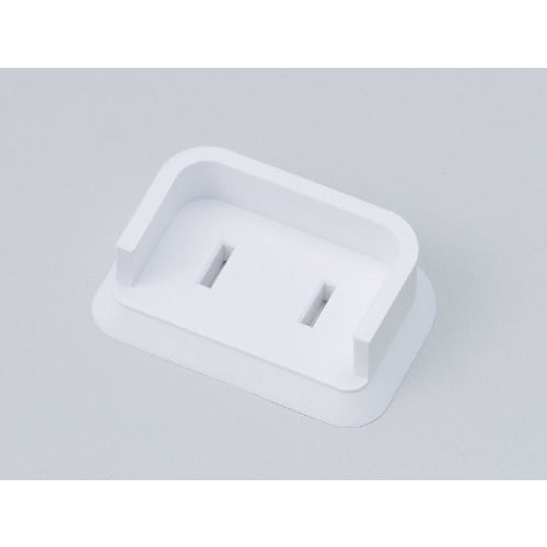 ELPA Safety Plug Cover Power Tap Outlet L Shape White 4 Pieces AN-202B(W)