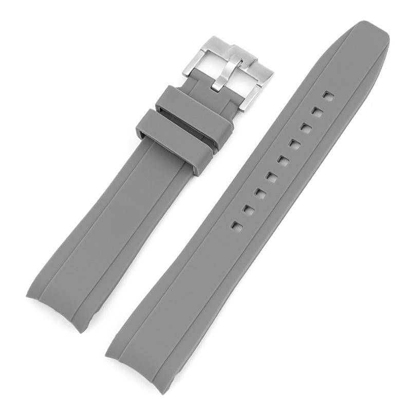 For Omega Swatch Co Branded Watch Band Silicone Planet System Curved Silicone For Rolex Water Ghost Watch Band 18mm 19mm 20mm 21mm 22mm