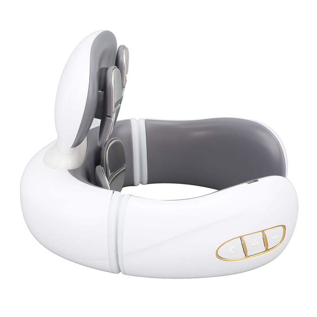 Elektrisches Puls-Nackenmassagegerät mit 8 Massageköpfen, 6 Modi, 15 Stufen, intelligentes schnurloses TENS-Gerät für