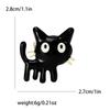 Emaille-Katzenbroschen für Frauen, Unisex, Strass, Tier-Anstecker, Bankett, Party, Rucksack, Geschenke, Schmuck, Zubehör