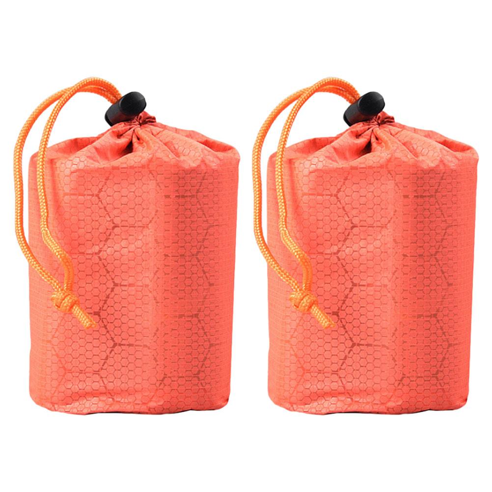

2 шт. мешок со шнурком для похода спальный мешок большой мешок со шнурком для кемпинга сумка для хранения походных вещей дорожная сумка для хранения
