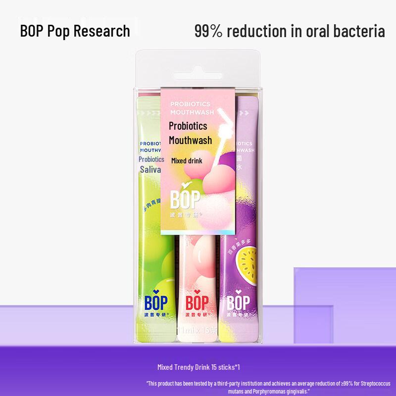 Bop Probiotic Fresh Breath Mouthwash