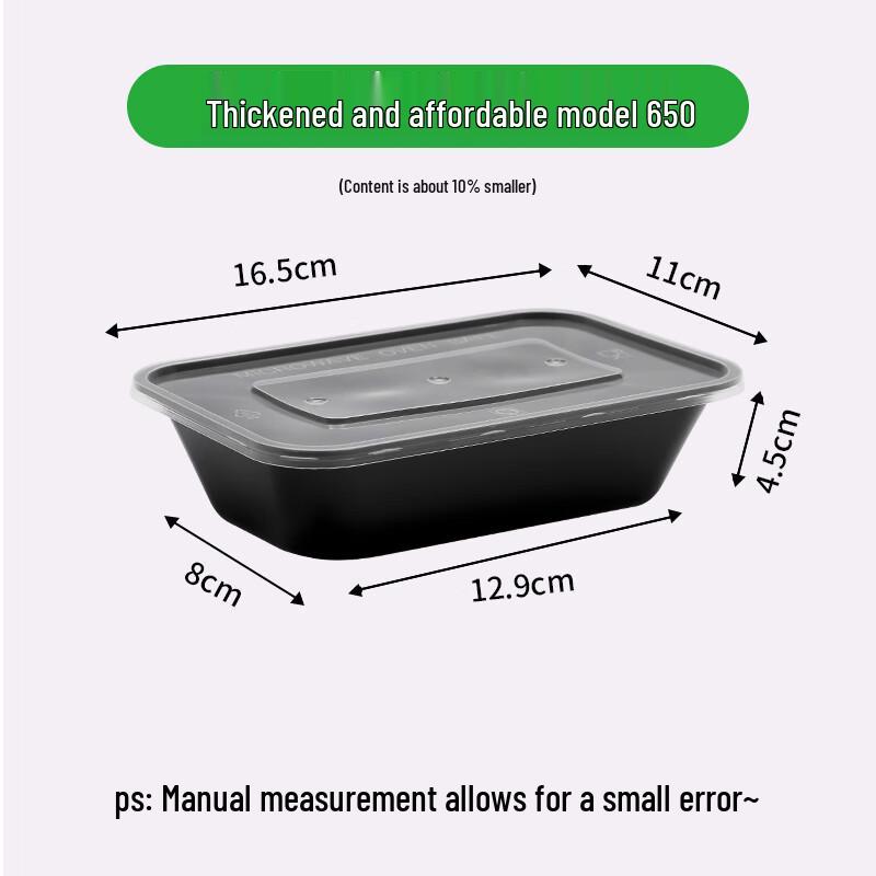 Shixun Square Plastic Meal Prep Containers