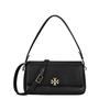 CHARLIE Gold Hardware Leather Shoulder Bag Small Women's Black 180725-001 Package