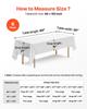 White Tablecloths for Rectangle Tables, 6 Pack, 60 X 102 Inches, Reusable and Machine Washable Table Clothes, Wrinkle-Resistant Polyester Fabric Table