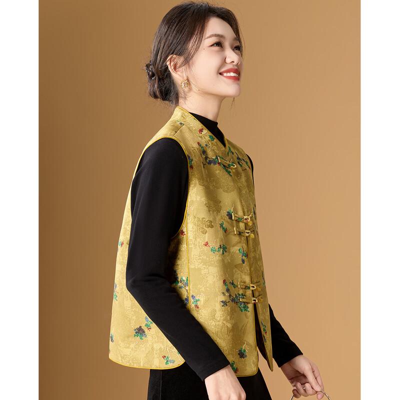 Meilannie New Chinese Style Jacquard Vest