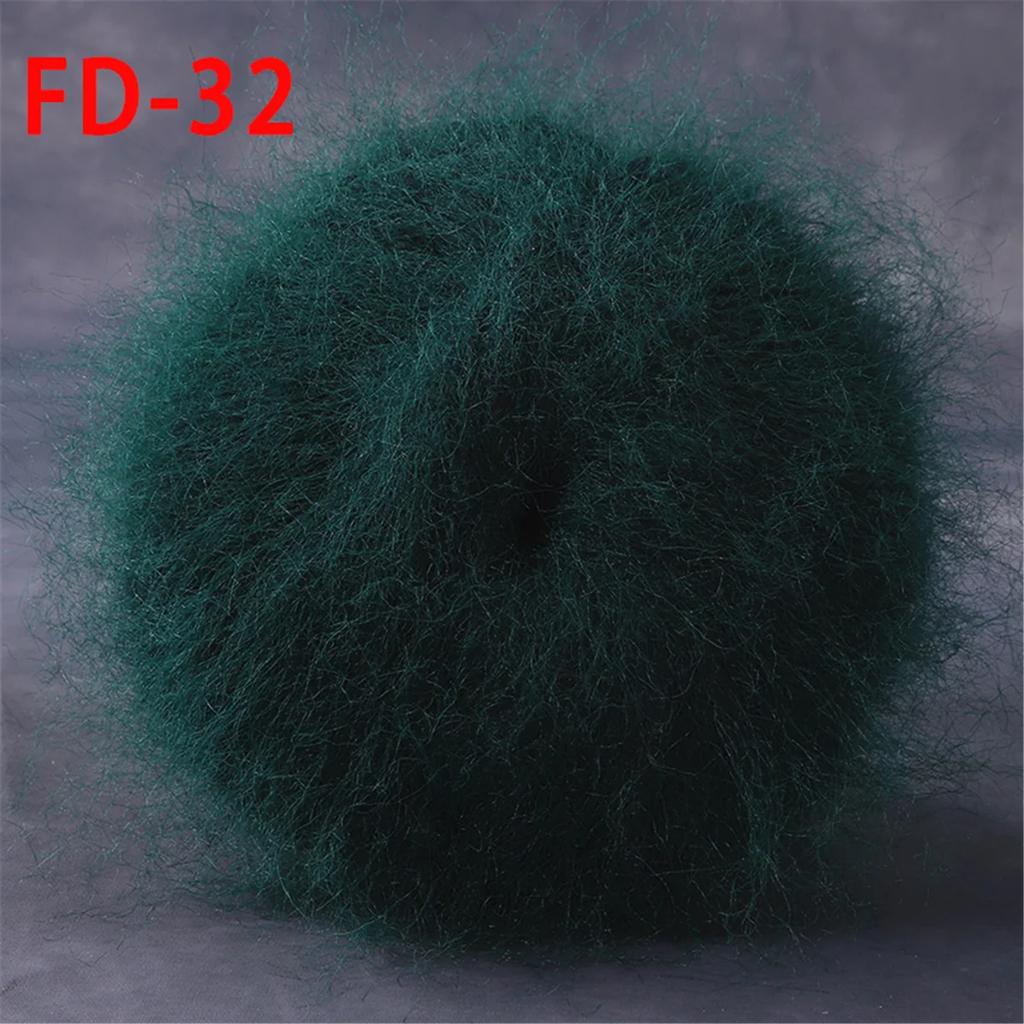 Worsted Faux Long Plush Mink Velvet Cashmere Yarn For DIY Knitting And Crocheting Long Plush Thick Crochet Yarn 1pc 190m 1.76oz