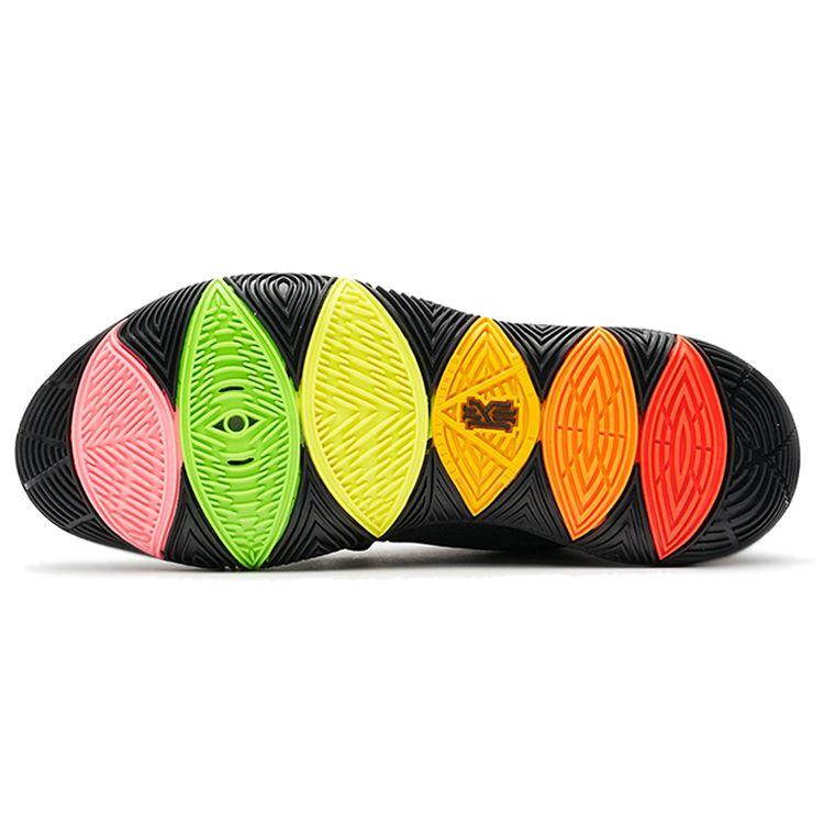 Nike Kyrie 5 Neon Sole Erkek Spor Ayakkabı Siyah AO2918-001 uygun