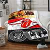 1pc Linkin Park, Rolling Stone Blanket Lightweight Flannel Blanket Throw Blanket For Sofa, Bed, Travel, Camping, Livingroom, Office, Couch