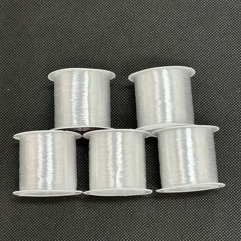 

100M 0.2mm Elastic String Crystal Clear Nylon Thread for DIY Jewelry Making Necklace Bracelet Handcraft Beading Supplies