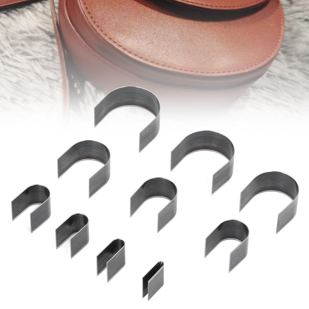 10Pcs Leather Punching Die Set Corner Edge Trimmer Mold Punch Tools Cutter for DIY Craft Making