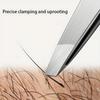 Stainless Steel 4-Pack Precision Tweezers Set - Unscented Body Hair Removal for Men & Women - Professional Facial Hair & Ingrown