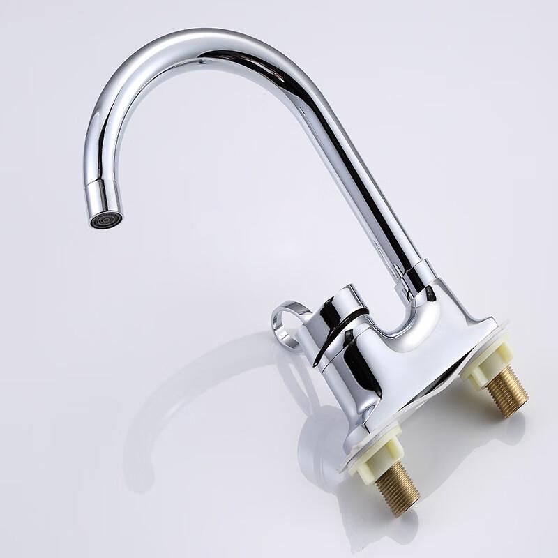 Copper Basin Faucet with 360° Swivel Spout
