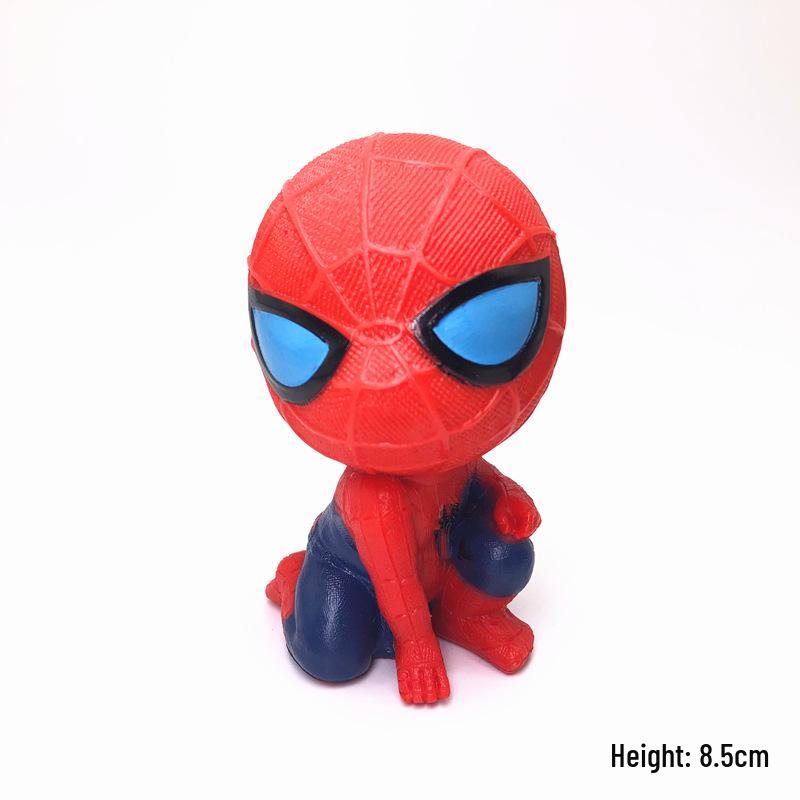 Spider-Man Cake Figurine, Cartoon Toy Baking Accessory for Boys' Birthday Desserts
