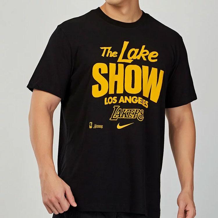 Nike Los Angeles Lakers Mantra Dri-Fit NBA Short Sleeve T-Shirt Men Tops Black CK8810-010